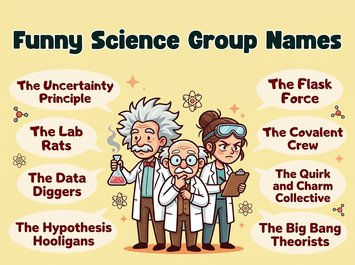 Funny Science Group Names