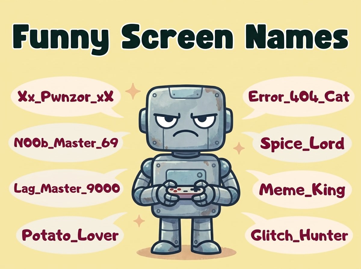 Funny Screen Names