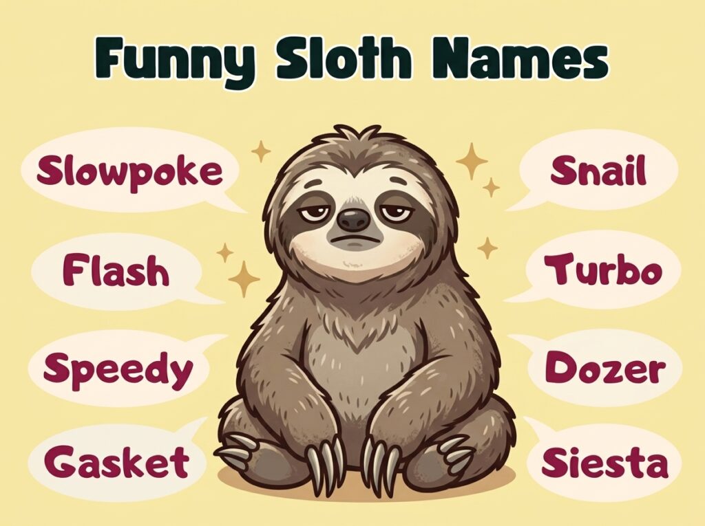 Funny Sloth Names
