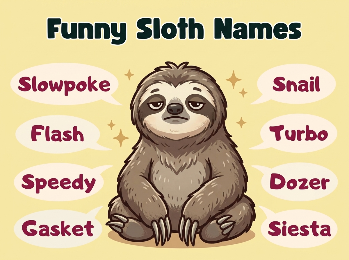 Funny Sloth Names