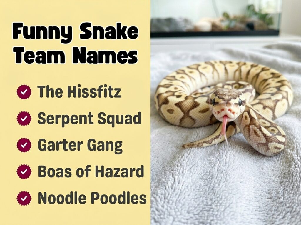 Funny Snake Team Names