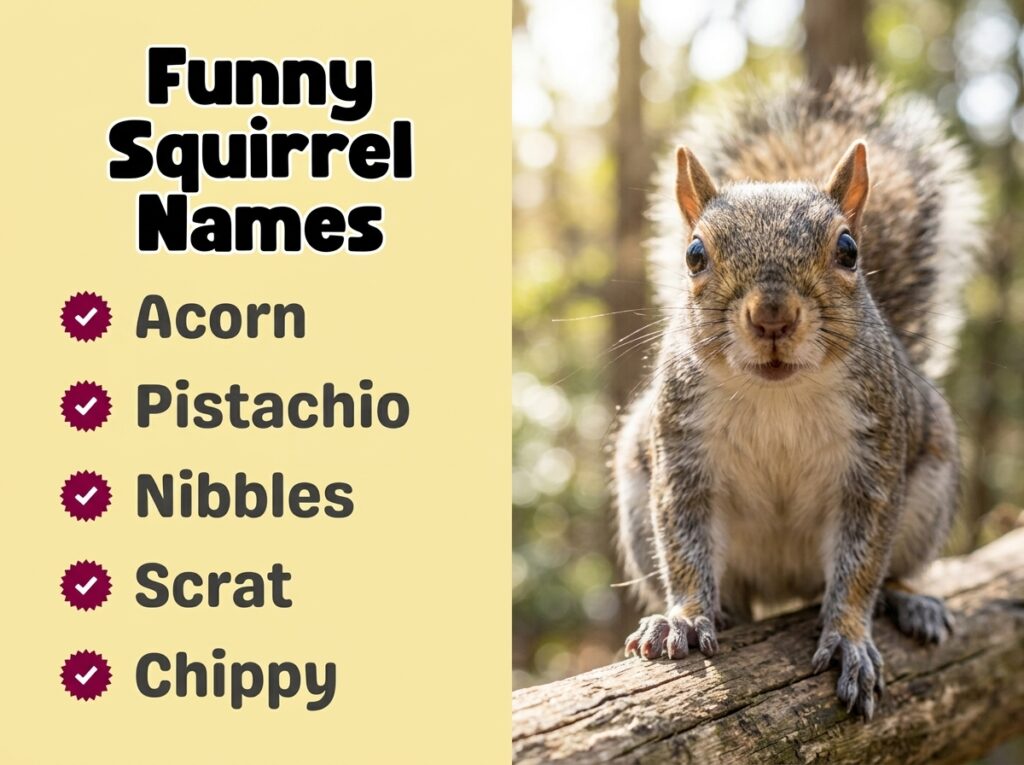 Funny Squirrel Names