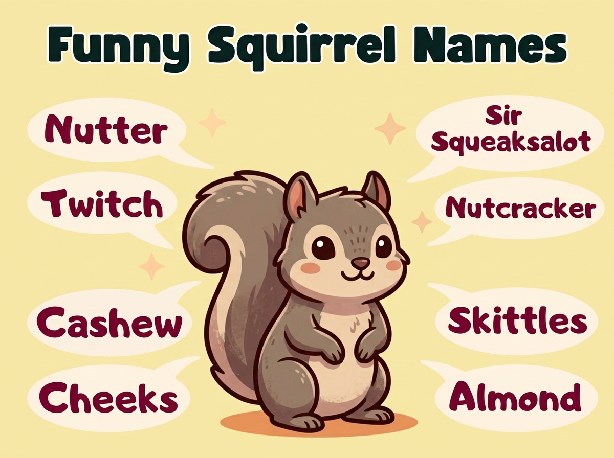 Funny Squirrel Names