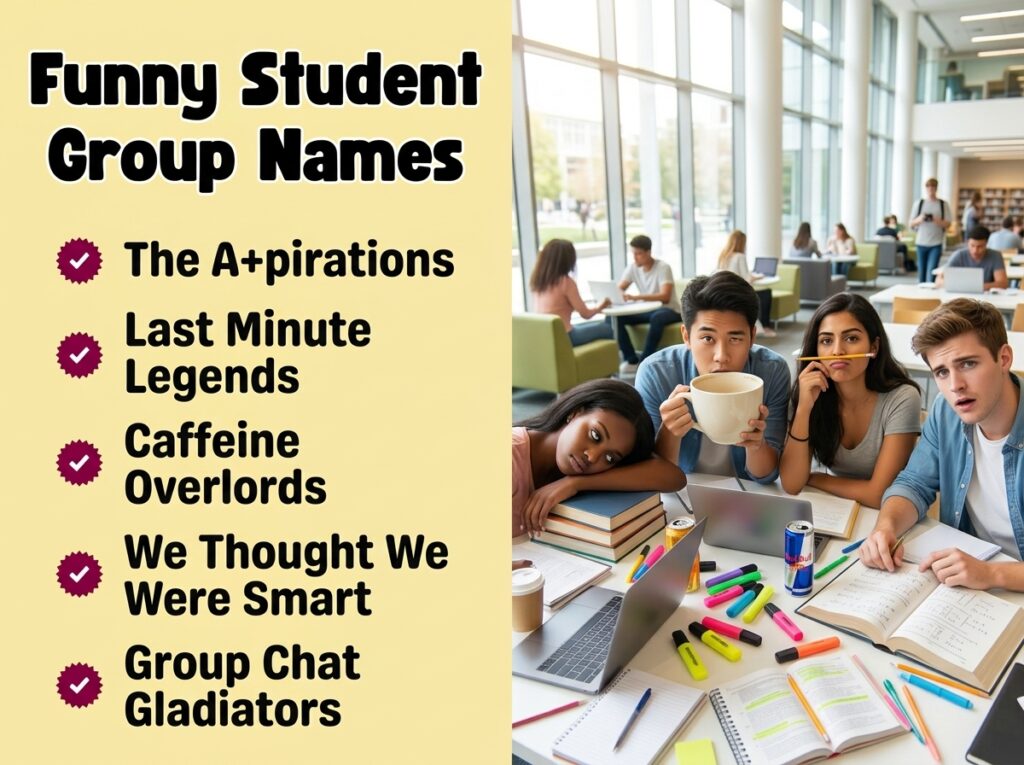 Funny Student Group Names