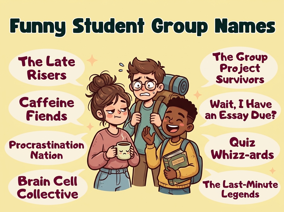 Funny Student Group Names
