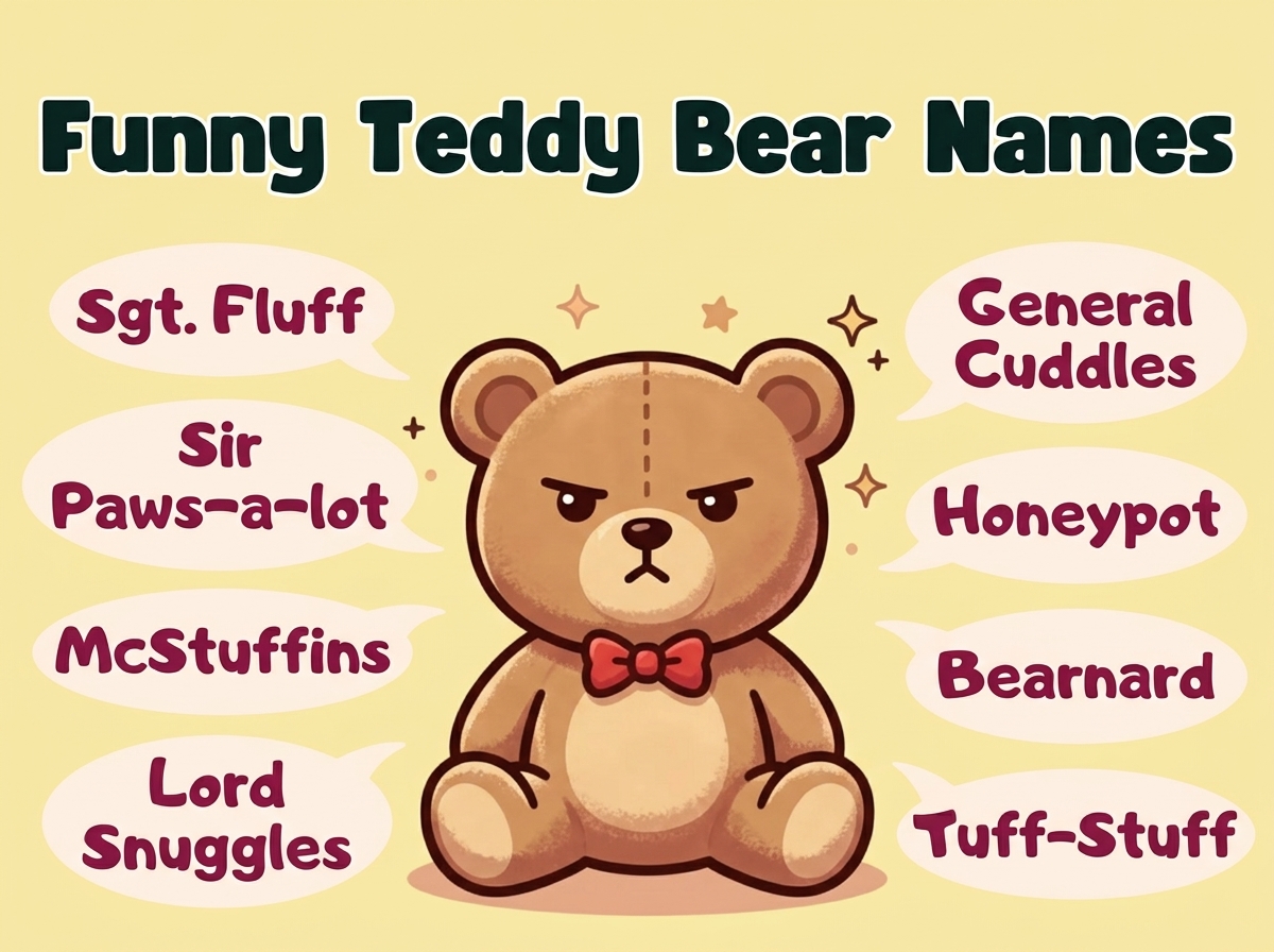 Funny Teddy Bear Names