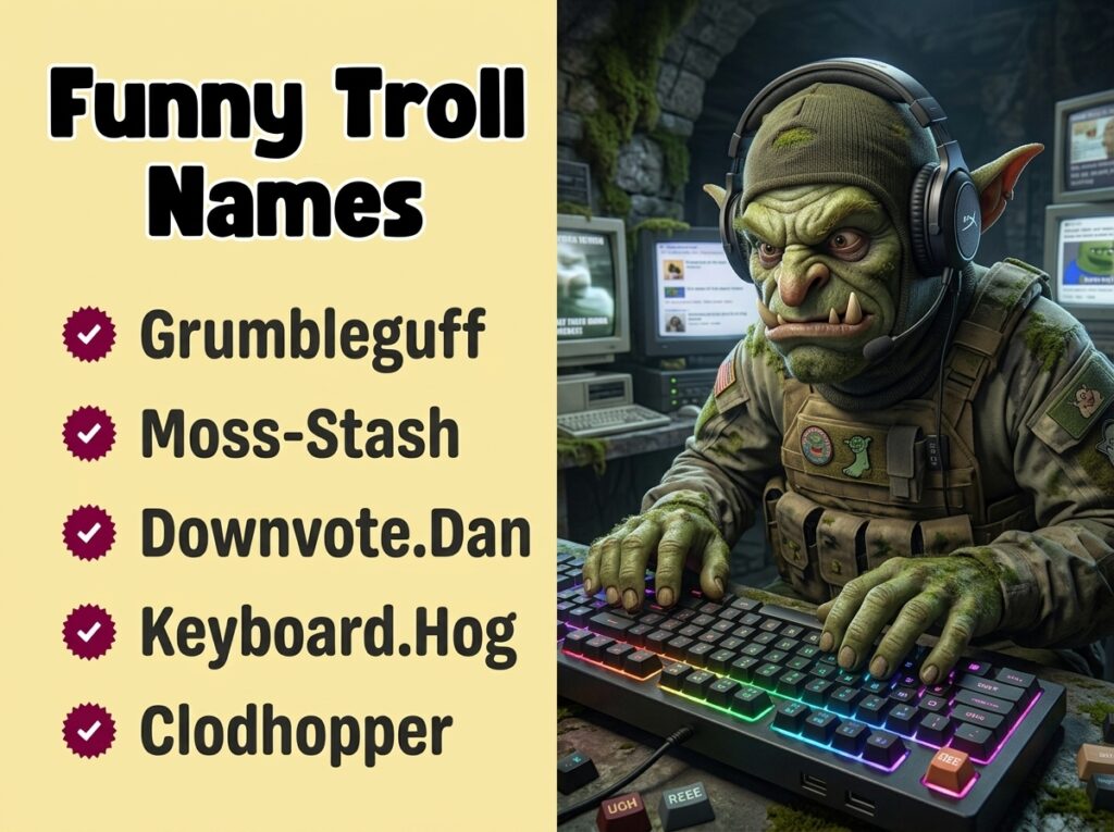 Funny Troll Names