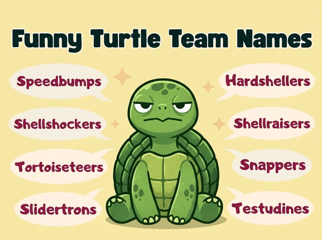 Funny Turtle Team Names