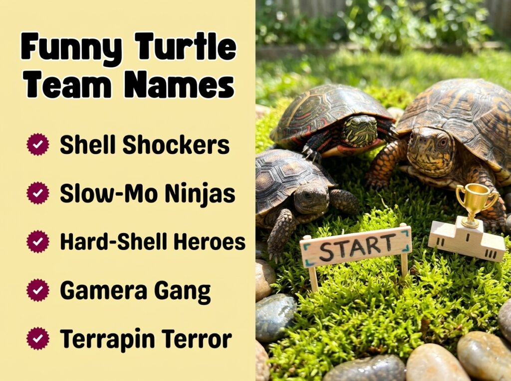 Funny Turtle Team Names