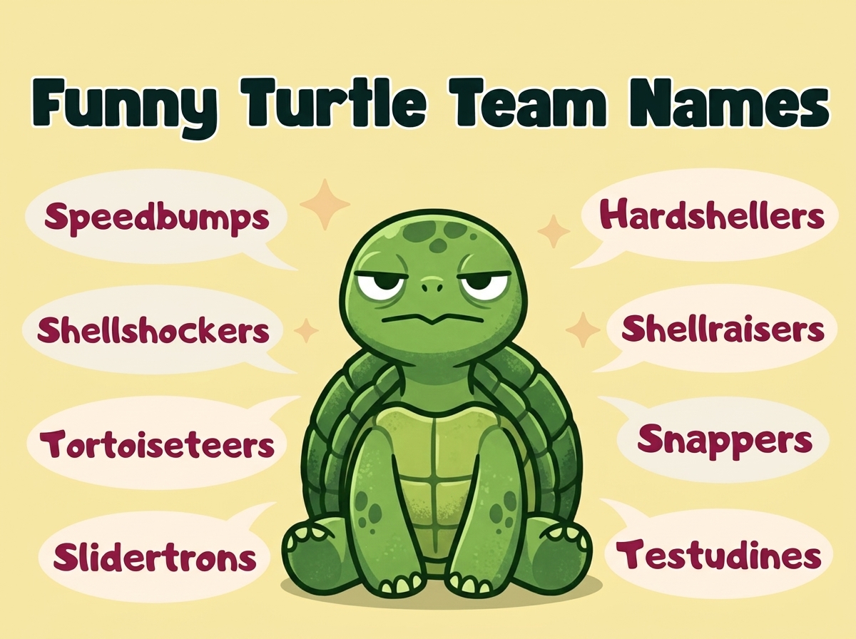 Funny Turtle Team Names