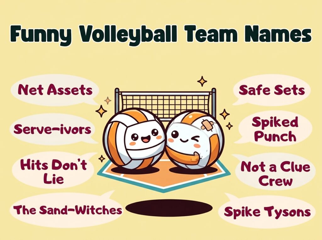 Funny Volleyball Team Names