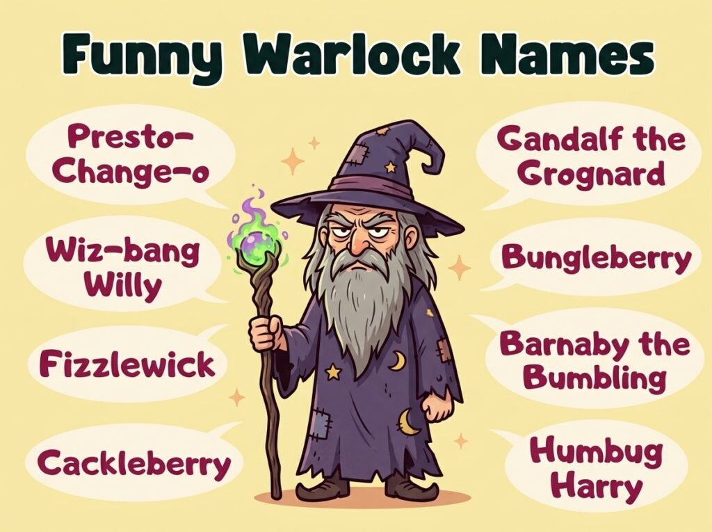 Funny Warlock Names