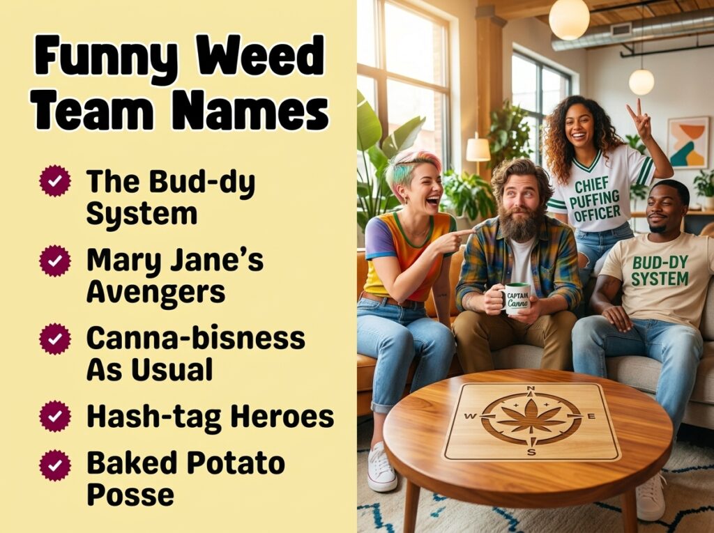 Funny Weed Team Names