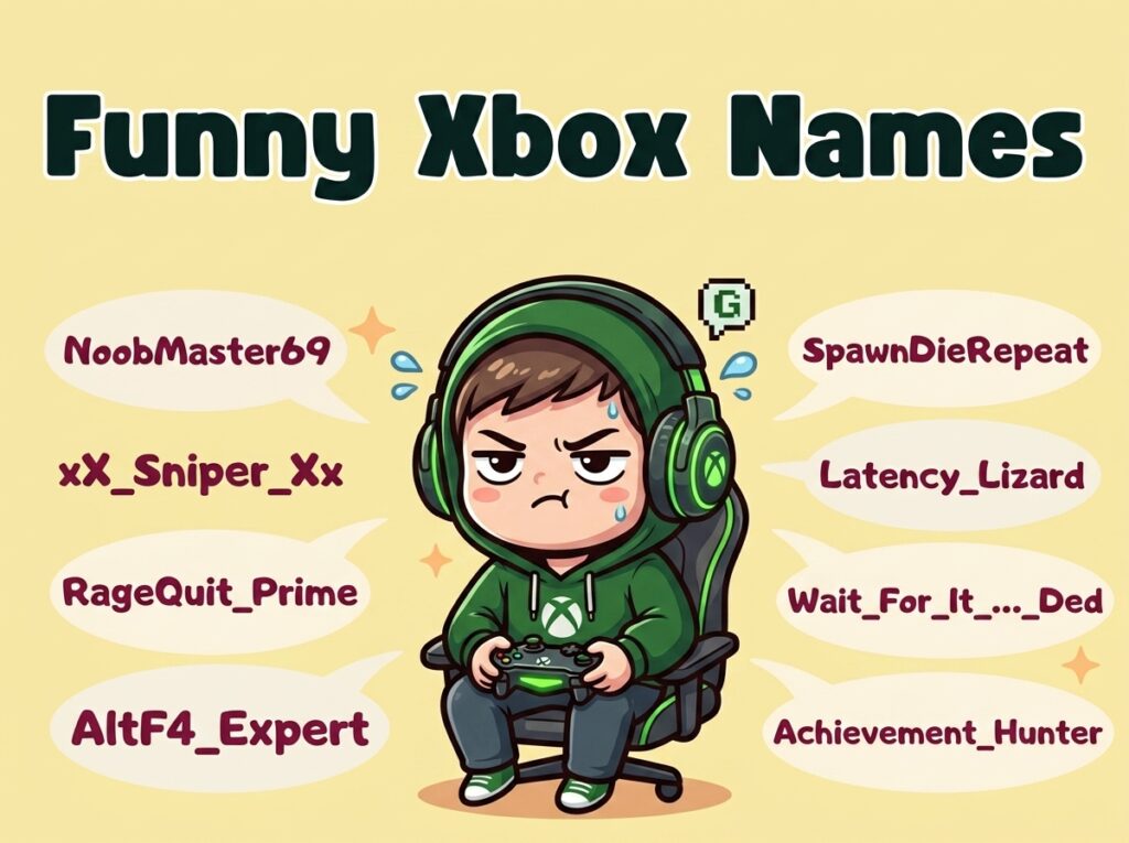 Funny Xbox Names