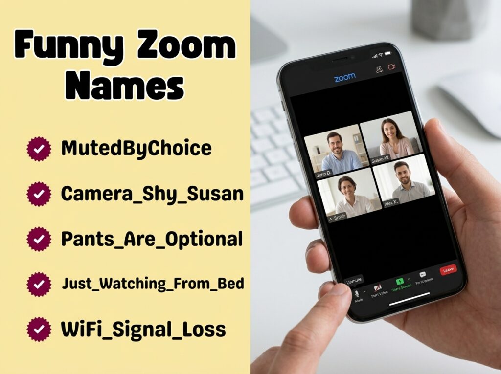 Funny Zoom Names