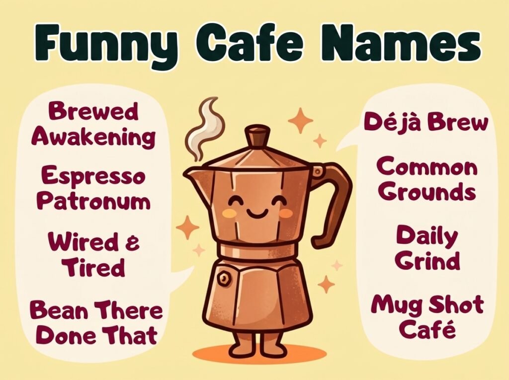 Funny Cafe Names