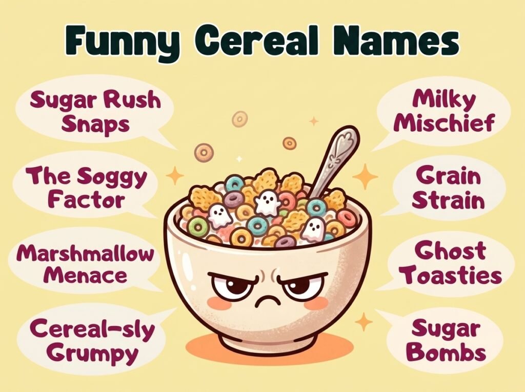Funny Cereal Names