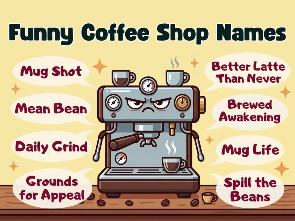 Funny Coffee Shop Names