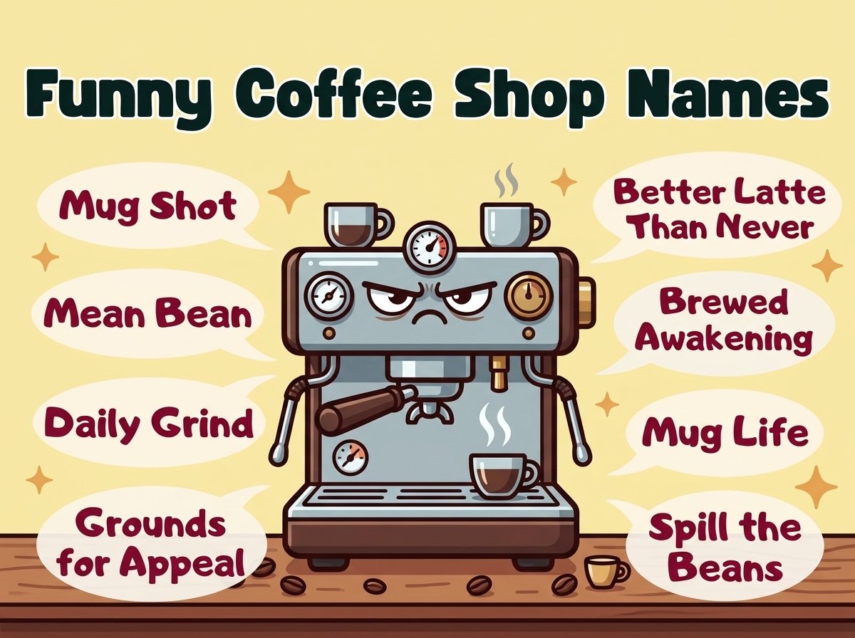 Funny Coffee Shop Names