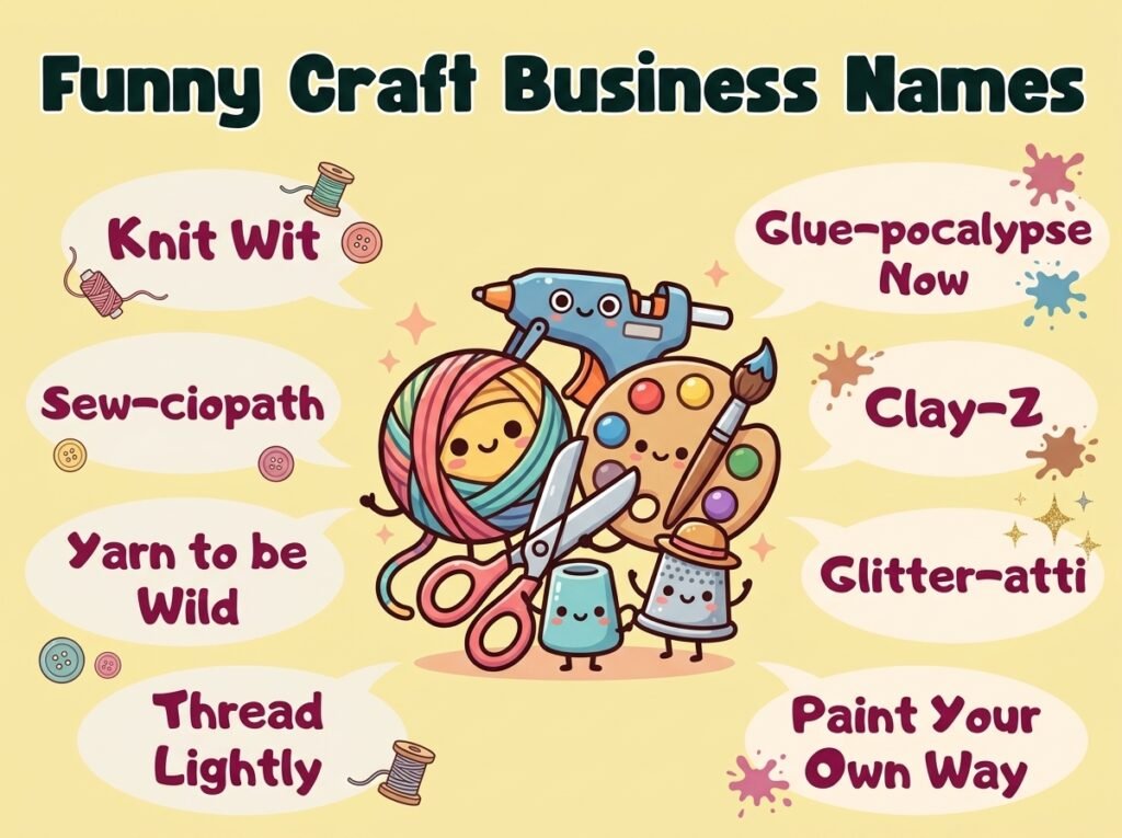 Funny Craft Business Names