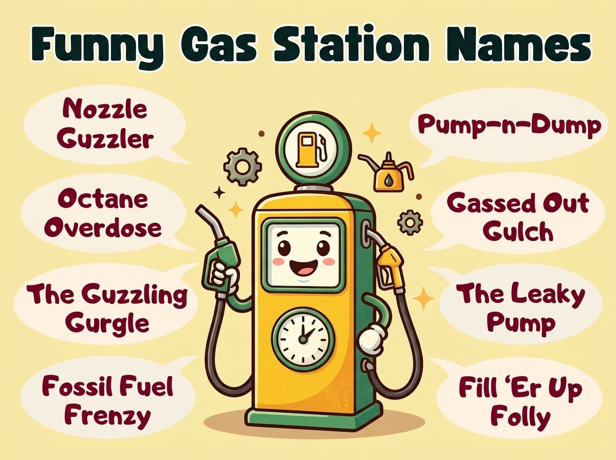 Funny Gas Station Names