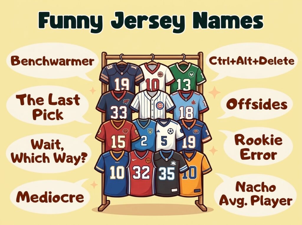 Funny Jersey Names