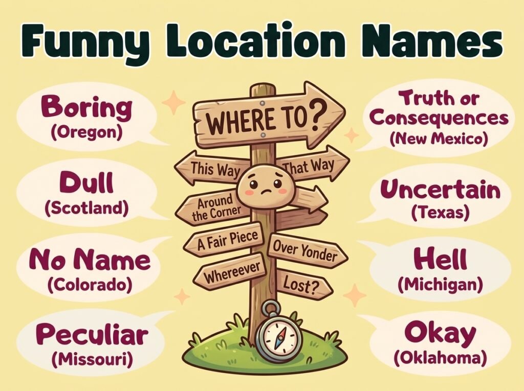 Funny Location Names