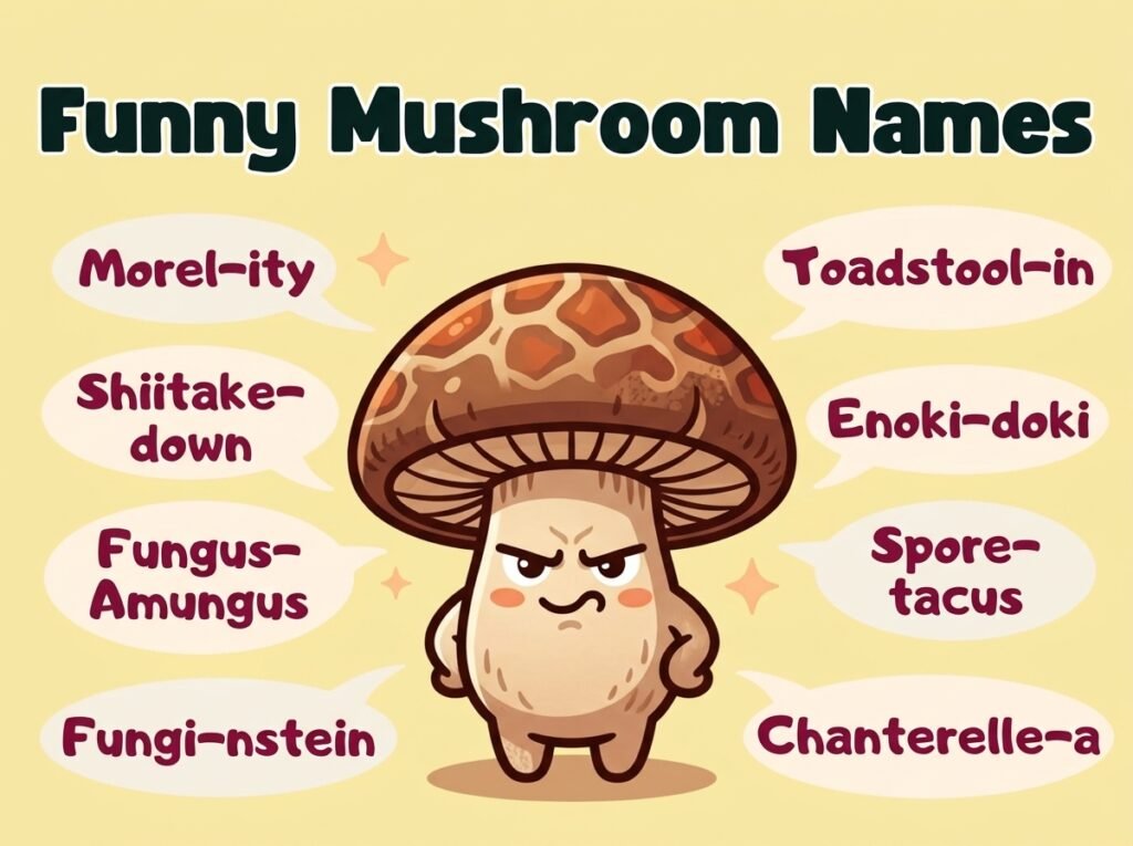 Funny Mushroom Names