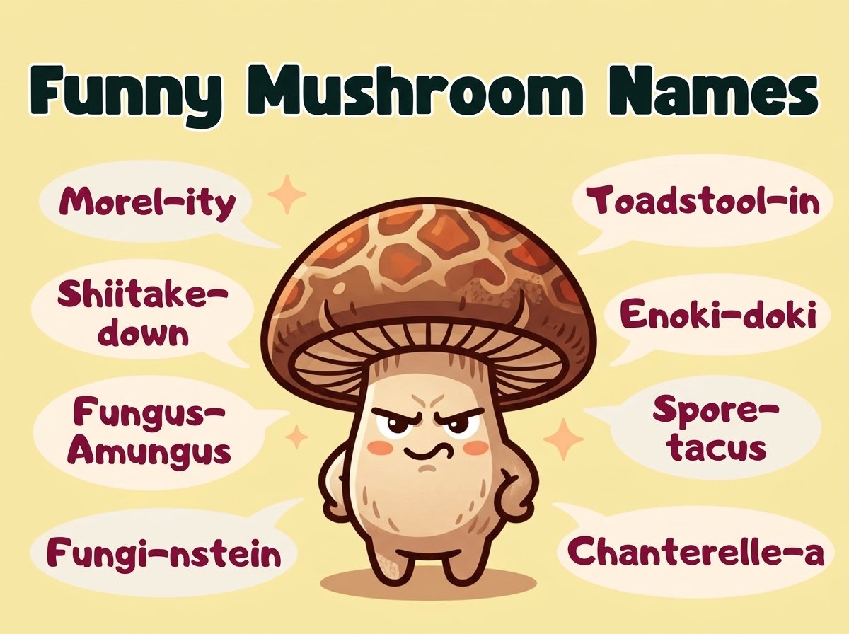 Funny Mushroom Names