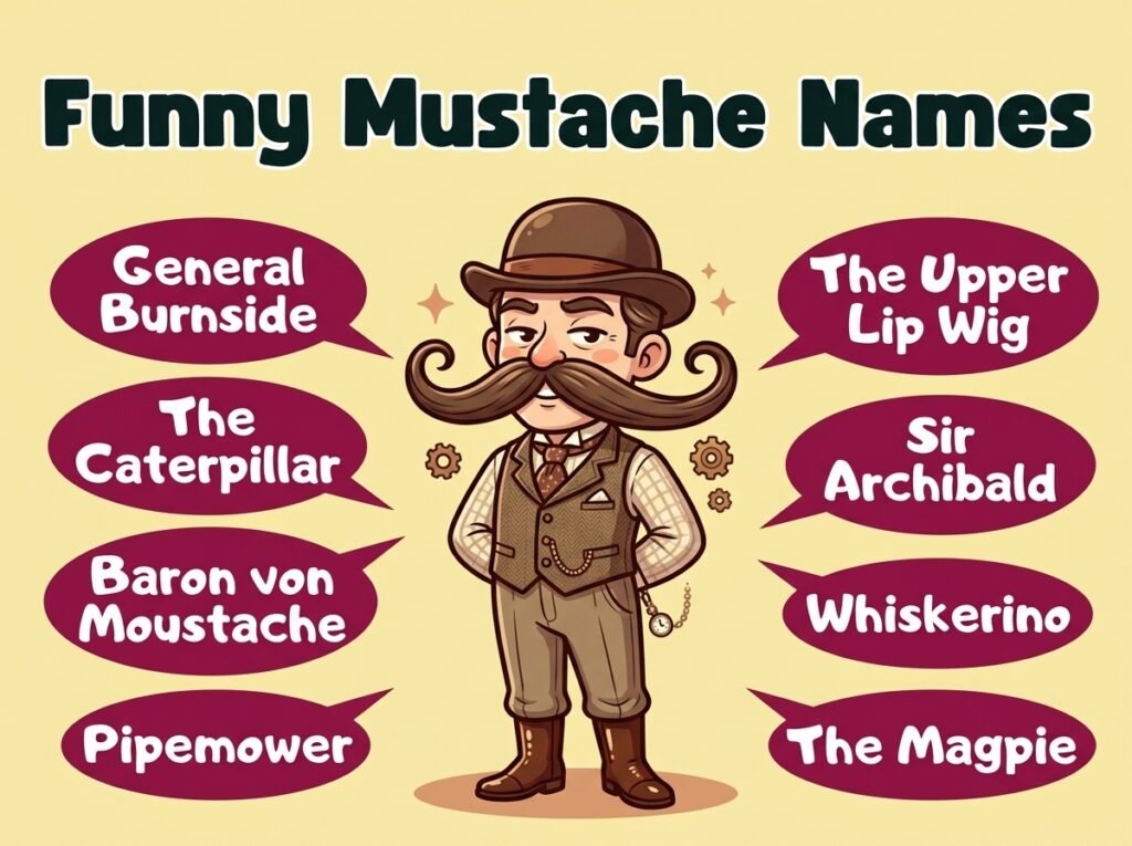 Funny Mustache Names