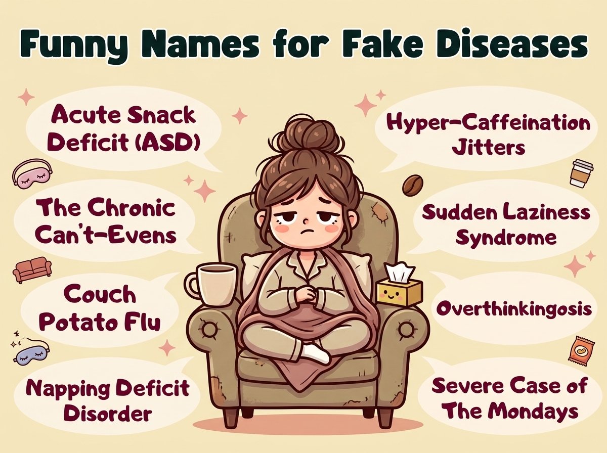 Funny Names for Fake Diseases