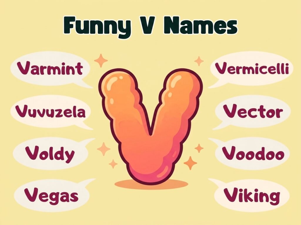 Funny Names That Start With V