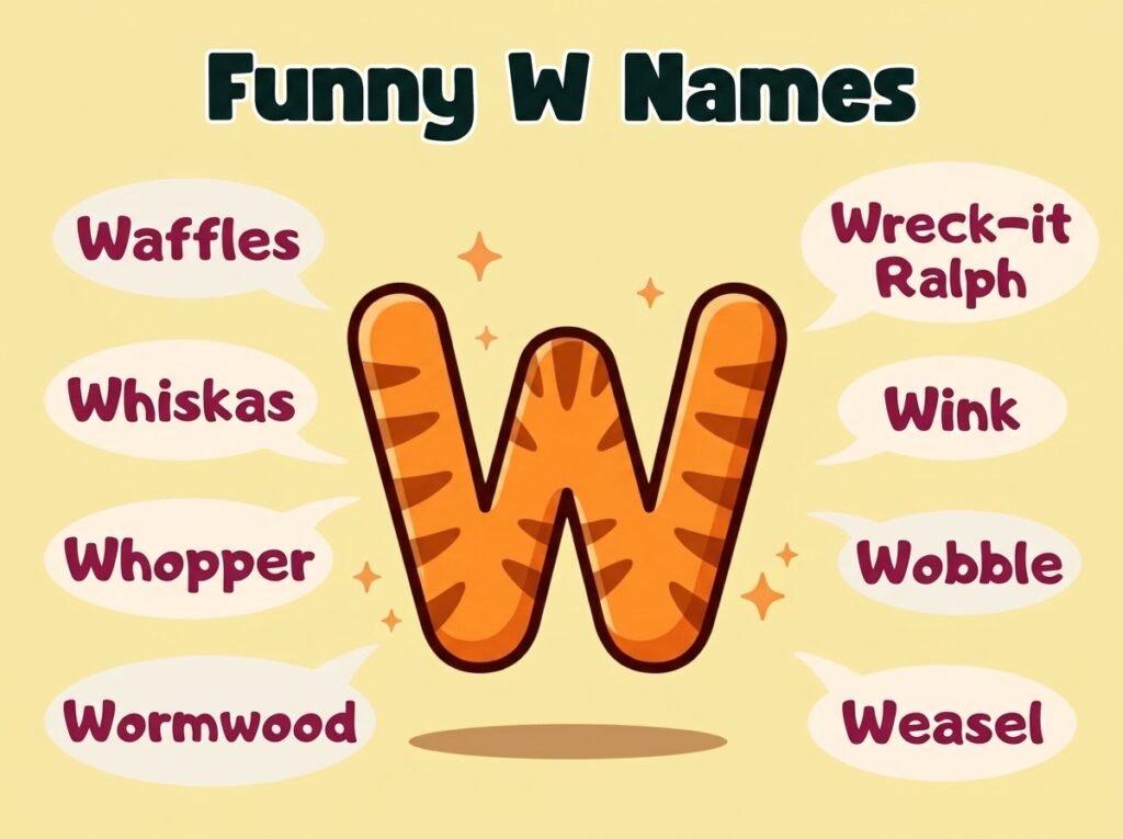 Funny Names That Start With W