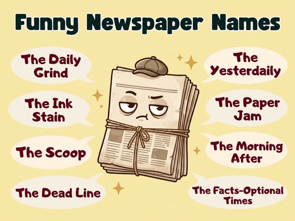 Funny Newspaper Names