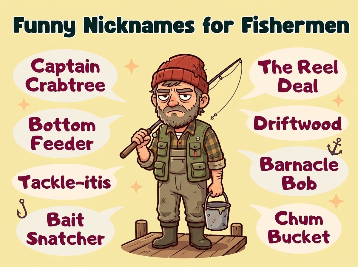 Funny Nicknames for Fishermen