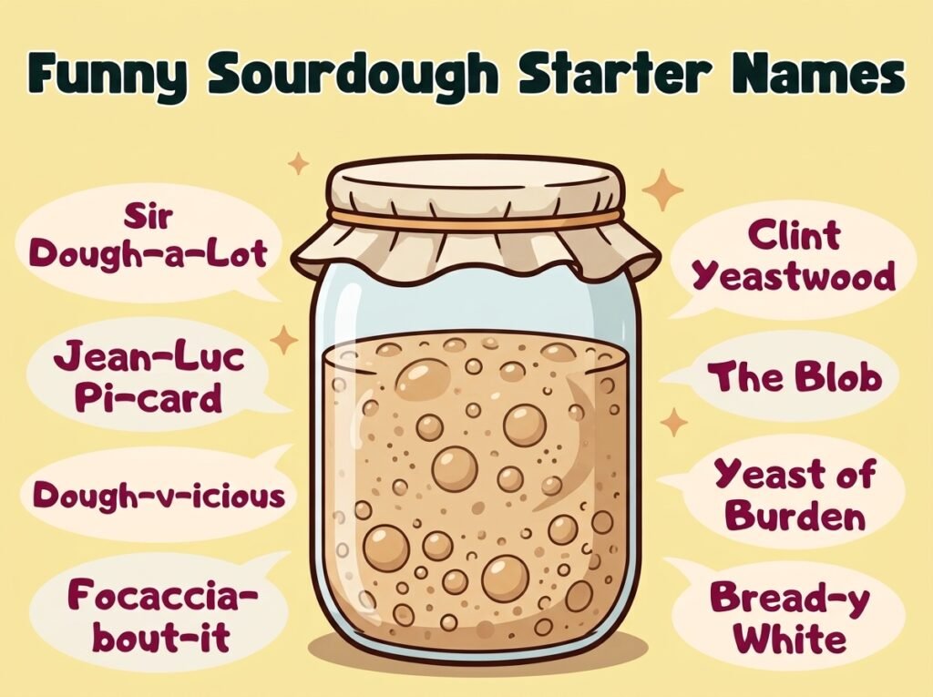 Funny Sourdough Starter Names